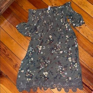 Off the shoulder dress